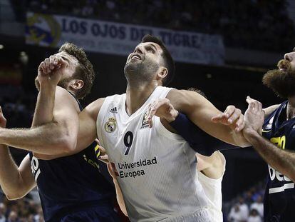 Felipe Reyes, ante el Fenerbahçe en la presente Euroliga