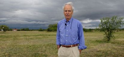 Douglas Tompkins, fotografiado en sus tierras en 2009. 