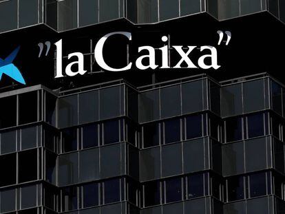 El edificio central de CaixaBank, en Barcelona. 
