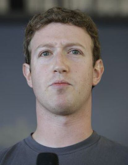 Mark Zuckerberg, consejero delegado de Facebook