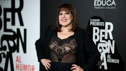 La actriz Loles León asiste a los Premios Berlanga al Humor 2023, el 22 de mayo de 2023, en Madrid.