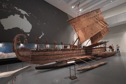 Luf's ship, at the Humboldt Forum. 