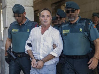 José Antonio Marín, gerente de la empresa Magrudis, causante del brote de listeriosis, cuando pasó a disposición judicial en 2019.