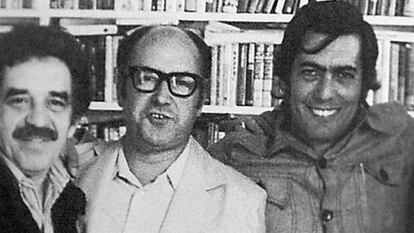 Gabriel García Márquez, Jorge Edwards y Mario Vargas Llosa.