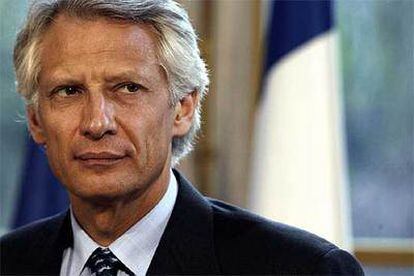 Dominique de Villepin, durante una rueda de prensa ofrecida ayer en París.