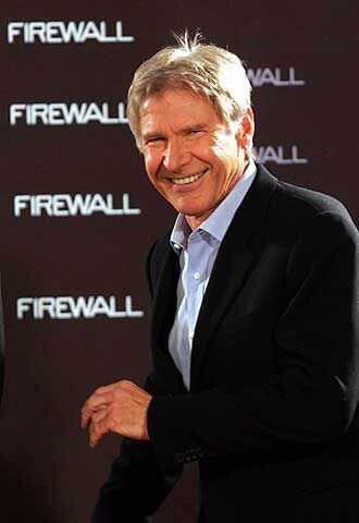 Harrison Ford, ayer en Barcelona.