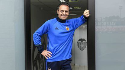El entrenador del Valencia, Cesare Prandelli.
