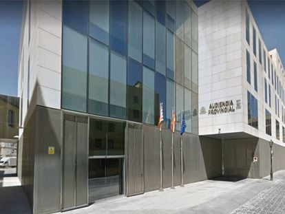Audiencia provincial de Zaragoza.