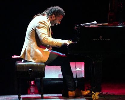 El pianista cubano Rolando Luna, durante su presentación en el Festival Jazz Plaza de La Habana.