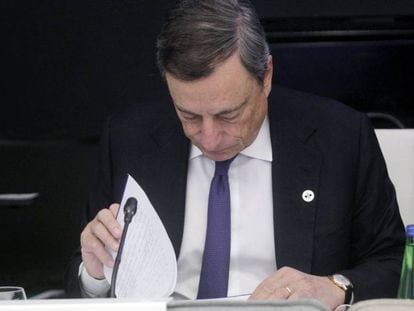 El presidente del Banco Central Europeo (BCE), Mario Draghi.