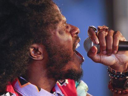 El poderoso Jesse Boykins III ayer en el S&oacute;nar.