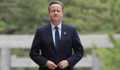 El primer ministro brit&aacute;nico, David Cameron, este jueves en Jap&oacute;n. 