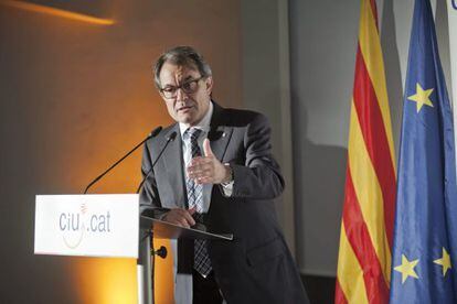 El presidente de la Generalitat y de CiU, Artur Mas.