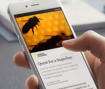 Artículo de la revista "National Geographic" integrado en la plataforma de contenidos "Instant Articles", de Facebook.