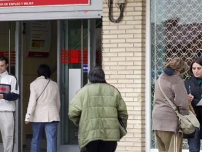 Una oficina de empleo de la Comunidad de Madrid.  