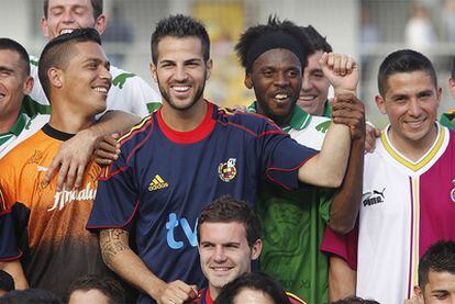 Cesc Fàbregas, con la selección española.