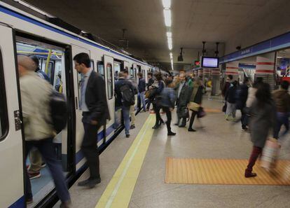 La huelga de Metro de Madrid de este lunes.