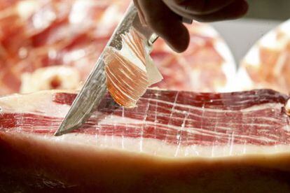 El sabor del jamón depende de la raza y la alimentación.