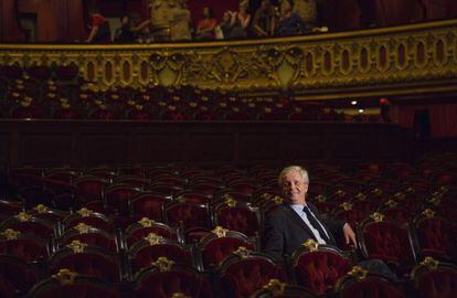 Stéphane Lissner, en el patio de butacas de la Ópera Nacional de París.