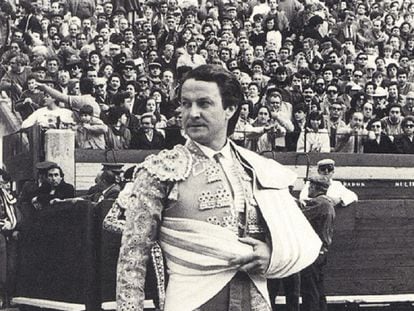 Manolo Montoliú, la tarde de su alternativa, en 1986.