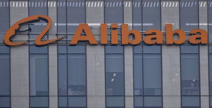 Sede del gigante chino del comercio electrónico Alibaba en Shanghai, China. 