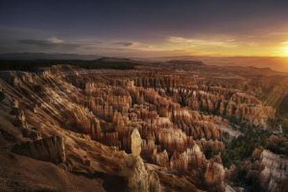 Amanecer en Bryce Canyon, en Utah (EE UU).