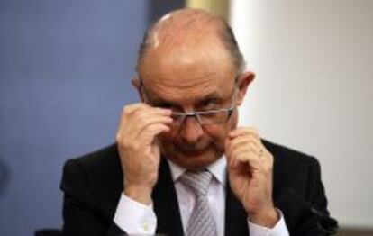 El ministro de Hacienda, Crostóbal Montoro.