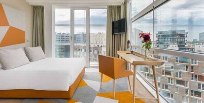 Habitación del hotel Room Mate Aitana, en Ámsterdam.