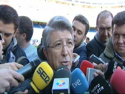 Enrique Cerezo: "Vamos a ir a ganar al Bernabéu"