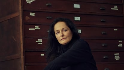 Isabel Muñoz, retratada en su estudio de Madrid.