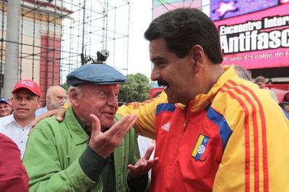 Maduro, hoy en Caracas con Eduardo Galeano.