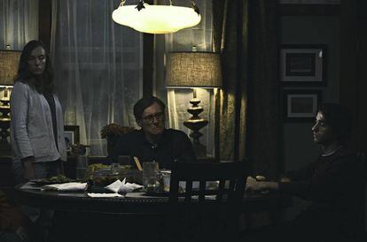 Toni Colette, Gabriel Byrne y Alex Wolff, tres de los protagonistas de 'Hereditary'.