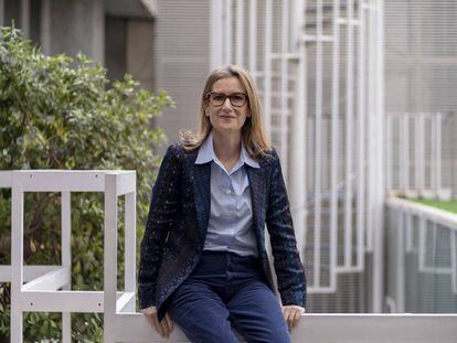 La directora de cine y guionista británica Joanna Hogg, el domingo en Sevilla.