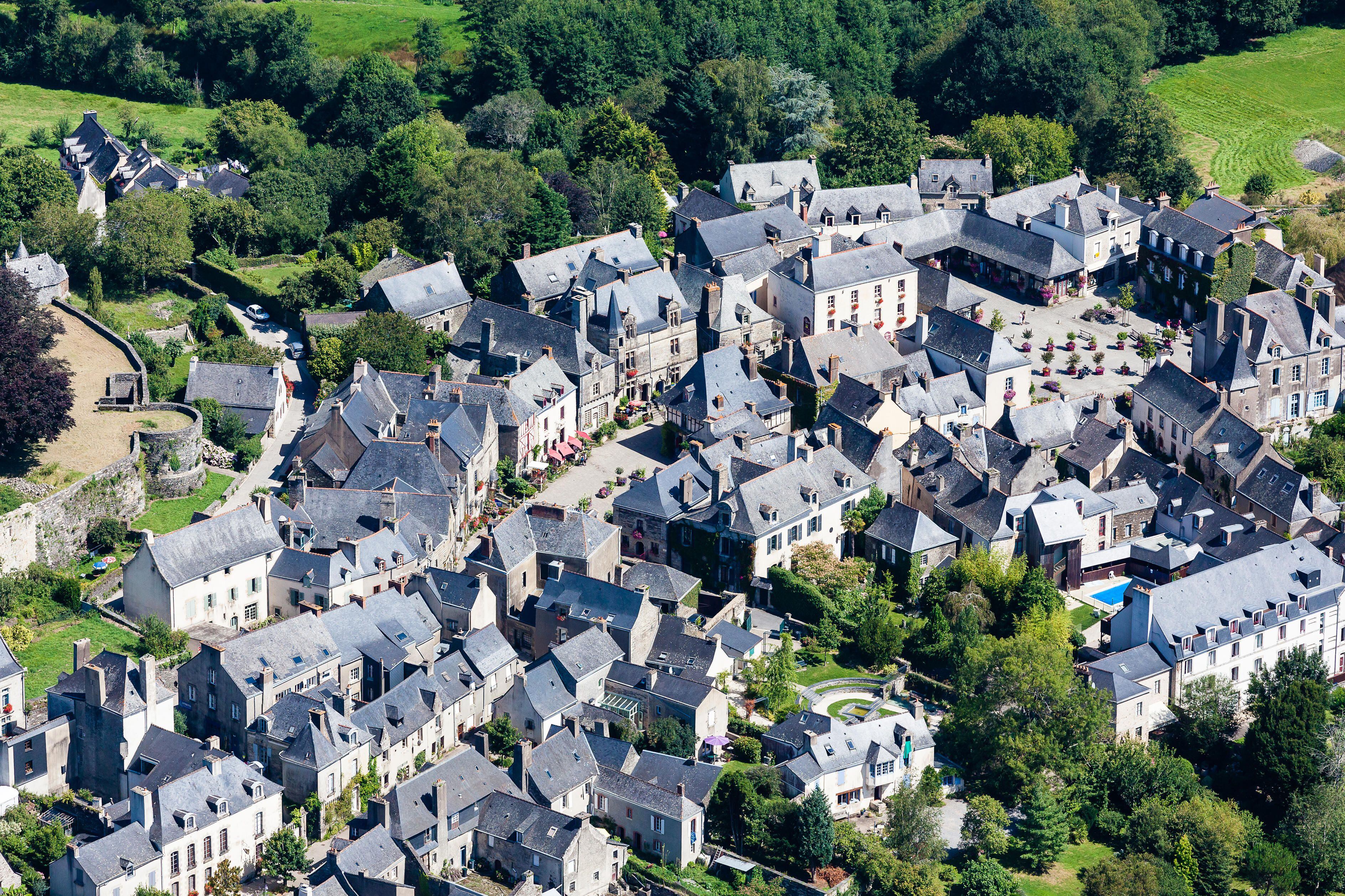 Vista aérea de Rochefort-en-Terre.