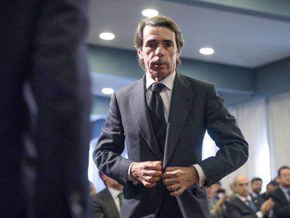 El expresidente del Gobierno y presidente de FAES, José María Aznar.