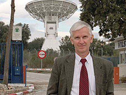 Boris Shustov, en la estación espacial de la ESA en Madrid.