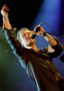 Sting, ayer en el Palau Sant Jordi.