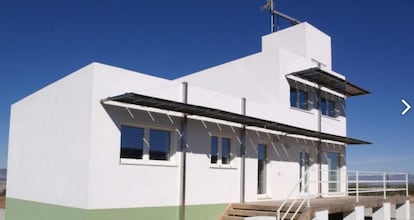 Imagen de una vivienda construida en Granada con criterios de eficiencia energática.