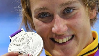 La campeona olímpica, Mireia Belmonte