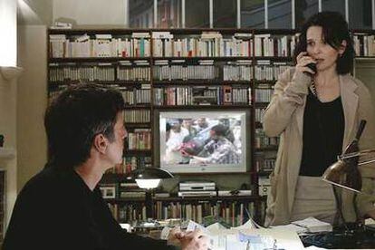 Daniel Auteuil y Juliette Binoche, en <i>Caché,</i> de Michael Haneke.