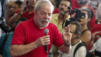 Lula da Silva, en un acto p&uacute;blico hace una semana.
