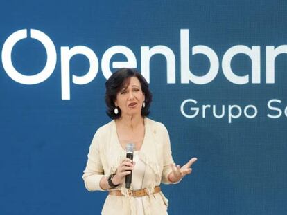 Ana Botín, presidenta de Opebank. 