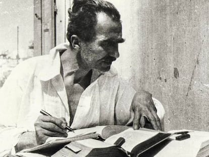 L'escriptor grec Nikos Kazantzakis.