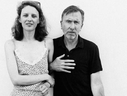 Mia Hansen-Løve y Tim Roth, la semana pasada en Fårö.