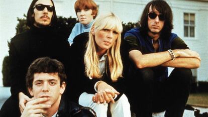 El grupo de rock The Velvet Underground, a finales de los sesenta.