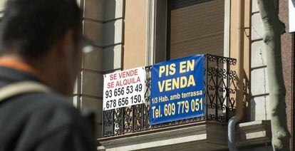 Un piso en venta en la capital catalana.