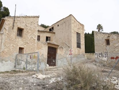 Estado actual de la finca El Poblet