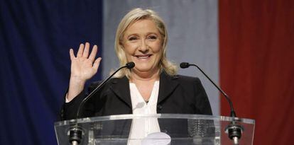 Marine Le Pen l&iacute;der del Frente Nacional (FN). 