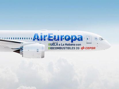 Air Europa y Cepsa firman un acuerdo para la utilización de 14,4 toneladas de SAF