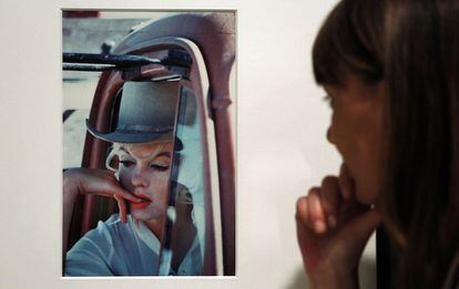 Marilyn en 'Vidas rebeldes', en una imagen de Inge Morath.